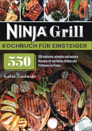 Das Besondere am Ninja Foodi Grill ist, dass er fünf verschiedene Kochfunktionen hat. Erstens ist er ein Indoor-Grill, was Sie wahrscheinlich schon am Namen erahnen konnten. Zweitens, und das ist vielleicht das Aufregendste, ist er auch eine Luftfritteuse. Und als ob das noch nicht genug wäre, kann er auch backen, braten und Lebensmittel dehydrieren. Der Ninja Foodi Grill ist so leistungsstark, wissen Sie, wie man ihn benutzt? Wissen Sie, welche Rezepte er perfekt erledigen kann? Um das Essen, das er bringt, besser genießen zu können, suchen Sie vielleicht ein professionelles Kochbuch. Das Ninja Foodi Grill Kochbuch für Einsteiger ist speziell für den Ninja Foodi Grill konzipiert. Dieses Buch enthält viele gängige und leckere Rezepte. Wir liefern genaue Angaben zu Vorbereitungszeit, Kochzeit, Portionen, Zutaten, Zubereitung, Nährwerten und anderen Informationen für jedes Rezept, um Ihnen das Kochen zu erleichtern und zu beschleunigen.Dieses Buch ist perfekt für den Ninja Foodi Grill. Es ist auch für alle Ihre Grillbedürfnisse gemacht.