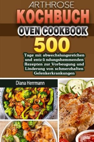 500 Tage Arthrose Kochbuch: Die richtige Ernährung bei Arthrose. Rezepte die Ihren Gelenken helfen, Schmerzen lindern und gezielt die Gesundheit fördern. ★Leiden Sie oder ein Ihnen nahestehender Mensch an Arthrose? ★Haben Sie öfter steife, schmerzende Gelenke? ★Schwellen Ihre Gelenke häufig an oder knirschen diese, wenn sie bewegt werden? ★Können Ihnen auch Medikamente langfristig nicht mehr helfen? ★Würden Sie sich wünschen, selbst etwas gegen Ihre Beschwerden tun zu können? Doch das können Sie! Und es ist eigentlich ganz einfach. Denn Sie können Ihre Beschwerden durch Ihre Ernährung lindern. Das “Arthrose Kochbuch” zeigt Ihnen mit 100 einfachen Rezepten, wie das funktioniert.