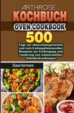 500 Tage Arthrose Kochbuch: Die richtige Ernährung bei Arthrose. Rezepte die Ihren Gelenken helfen, Schmerzen lindern und gezielt die Gesundheit fördern. ★Leiden Sie oder ein Ihnen nahestehender Mensch an Arthrose? ★Haben Sie öfter steife, schmerzende Gelenke? ★Schwellen Ihre Gelenke häufig an oder knirschen diese, wenn sie bewegt werden? ★Können Ihnen auch Medikamente langfristig nicht mehr helfen? ★Würden Sie sich wünschen, selbst etwas gegen Ihre Beschwerden tun zu können? Doch das können Sie! Und es ist eigentlich ganz einfach. Denn Sie können Ihre Beschwerden durch Ihre Ernährung lindern. Das “Arthrose Kochbuch” zeigt Ihnen mit 100 einfachen Rezepten, wie das funktioniert.