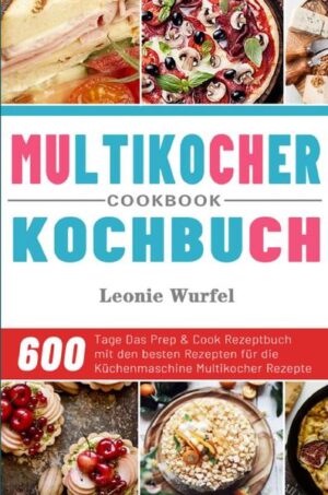 600 Tage Multikocher Kochbuch Heutzutage gibt es besonders für die Küche jede Menge Geräte und Maschinen, die das Kochen erleichtern sollen. Dazu zählt auch der sogenannte Multikocher, der als Alleskönner jegliche Speisen zubereiten kann, ohne dass man selber lange Zeit in der Küche verbringen muss. Die Speisen werden immer je nach Programm wie gewünscht zubereitet. So kann man mit einem Multikocher unteranderem schmoren, dünsten, braten, backen oder frittieren. Womit man sich weitere Küchenmaschinen sparen kann und zudem noch mehr Platz in der Küche übrig bleibt. In diesem Kochbuch werden Sie alles Wissen an die Hand bekommen und erhalten eine große Auswahl an leckeren Multikocher Rezepten, um selbst köstliche Speisen zaubern zu können.