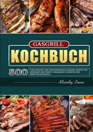 500 Tage vielseitige und schmackhafte Gasgrill-Rezepte für Ihren ausgelassenen Grillabend mit Familie oder Freunden! Neben den beliebten und bekannten Grillspezialitäten sind Sie auf der Suche nach erfrischender Rezeptinspiration? Der Gasgrill steht bereit und Sie würden gerne ein unvergessliches Festessen für sich und Ihre Gäste zaubern? Sie wollen ausgefallene und raffinierte Grillbeilagen auftischen, die auch eingefleischte Grillfans staunen lassen? Mit unserem erstklassigen Gasgrill Rezeptbuch erhalten Sie nicht nur 150 unglaublich leckere Rezepte mit Nährwertangaben, sondern auch besonders wissenswerte Tipps und Tricks rund um das Grillen mit dem Gasgrill. Köstliche und originelle Grillgerichte, egal ob für Rindfleisch, zartes Pull Pork, Schweinefleisch, saftiges Geflügel, Wild, frischen Fisch & Meeresfrüchte sowie süße Dessertspeisen für sensationellen Geschmack erwarten sie hier, auch Vegetarier kommen mit der großen Rezeptauswahl voll auf ihre Kosten, denn vegetarisch grillen wird mit unserem Grillbuch zum unvergleichlichen Gaumenschmaus!