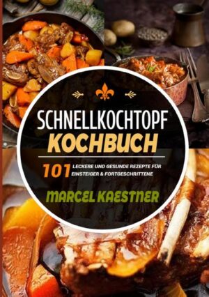 ★ Das ultimative Schnellkochtopf Kochbuch ★ Dieses Schnellkochtopf Rezeptbuch bietet 101 Rezepte im Schnellkochtopf an und sorgt vor allem für eine abwechslungsreiche Kocherlebnis- Garantiert! ➔Neben einer Vielzahl unterschiedlichster Schnellkochtopf Rezepten gibt es auch eine Anleitung vom Schnellkochtopf dazu! ➔Das Rezeptbuch gibt Ihnen tolle Rezepte unterschiedlicher Kategorien, die ganz einfach zum Nachmachen sind und sicherlich nicht nur Sie, sondern auch Ihre Freunde und Familie begeistern werden. Vorab zu den Vorteilen vom Schnellkochtopf: ✔ Zeit- und Energieersparnis ✔ Mahlzeiten behalten ihr unvergleichbares Aroma ✔Einfache Zubereitung und leichte Bedienung ✔ Viele Zubereitungsmöglichkeiten ✔ Minutengenaues, schonendes Kochen ✔Genialer Geschmack