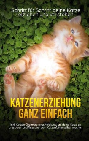 Honighäuschen (Bonn) - Du möchtest das Band zwischen Dir und Deiner Katze stärken und sie zu einem treuen und gehörsamen Begleiter erziehen? Dann ist dieses Buch genau das Richtige für Dich! Schon lange ist bekannt, dass Katzen ein sehr großes Lernvermögen haben. Dieses Lernvermögen kann genutzt werden, um seine Katze zu erziehen. Hierdurch wird das tägliche Zusammenleben an Harmonie gewinnen und das Band zwischen Dir und deinem Haustier gestärkt. In diesem Buch wirst du lernen, Deine Katze genaustens zu verstehen. Wie fühlt sie sich? Was möchte sie und was möchte sie eventuell nicht? Du wirst lernen, deine Katze richtig zu loben, ihr einfache Hygieneregeln beizubringen und durch das Clickertraining auf bestimmte Signale zu reagieren. Für das Wohlbefinden Deiner Katze spielt die Ernährung eine große Rolle. Aus diesem Grunde gebe ich dir auch noch die besten Rezepte an die Hand, um das leckerste Katzenfutter ganz einfach selbst herzustelen. Das erwartet Dich: - Die Grundregeln der Katzenerziehung - Richtig loben und ,,freundlich'' bestrafen - Die Katzenhygiene - Deine Katze perfekt verstehen und lesen - Praxisnahe Clicker-Training-Anleitung - Die besten Katzenfutter-Rezepte - und vieles mehr ... Kaufe jetzt dieses Buch, damit du schon bald eine starke Verbindung zwischen Dir und Deiner Katze aufbauen kannst und sie dir auf's Wort gehorcht!