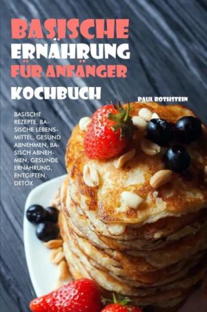 Basische Ernährung für Anfänger Kochbuch Vegetarisch und vegane Rezepte für eine basische Ernährung Haarausfall, Gewichtsprobleme, Allergien, Pickel, Falten, Cellulite, Altersflecken, Pilze oder grippale Infekte - all diese Symptome können durch eine übersäuerte Ernährung verursacht und durch eine basische Ernährung behoben werden. Sind Sie von einem dieser Beschwerden betroffen? Möchten Sie diese Beschwerde(n) loswerden? Möchten Sie allgemeinen das Beste für Ihren Körper und Ihre Gesundheit? Dann ist Basische Ernährung für Anfänger genau das richtige Buch für Sie! Sie erfahren welche Vorteile eine basische Ernährung mit sich bringt. Zudem zeige ich Ihnen leckere und gesunde basische Rezepte, die Sie direkt und in kurzer Zeit nachkochen können. Basisch kochen ist gar nicht so schwierig. Die enthaltenen Rezepte können Sie auch als Anfänger mühelos nachmachen. Zudem bedeutet basisch essen auch nicht, dass Sie nun auf alles verzichten müssen. Sie werden erstaunt sein wie viele leckere und gesunde basische Rezepte es gibt. Dieses basische Ernährung Kochbuch….  enthält über 60 leckere und gesunde basische Rezepte  zeigt Ihnen wie Sie diese zeitsparend zu bereiten wie Sie durch die basische Ernährung Ihrer Gesundheit und Ihrem Körper etwas gutes tun