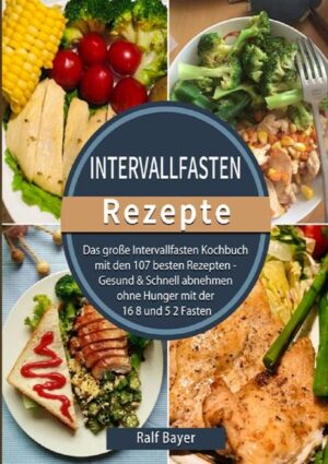 Das große Intervallfasten Kochbuch mit den 107 besten Rezepten - Gesund & Schnell abnehmen ohne Hunger mit der 16 8 und 5 2 Fasten Methode Inkl. Schon viele bekannte Persönlichkeiten aus der Öffentlich haben erfolgreich mit Intervallfasten abgenommen und ihre Gesundheit verbessert. Mit dem Wissen aus diesem Buch bist nun auch Du in der Lage, erfolgreich und gesund abzunehmen, ohne das Gefühl ständigen Hungers und ohne den gefürchteten Jojo-Effekt! Beim Intervallfasten darfst Du alles essen was Du möchtest - Du musst keine Lebensmittel ausschließen! Das Geheimnis liegt in der Umverteilung Deiner Mahlzeiten, so dass eine bestimmte Fastenzeit (z. B. 16 Stunden bei 8 Stunden Essensphase je Tag bei der 16:8 Methode) eingehalten wird. An diese neue Ordnung Deines Essensplans hast Du Dich schnell gewöhnt.