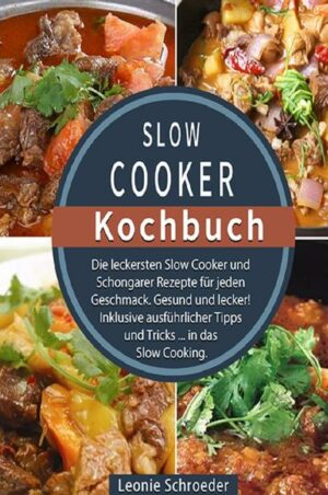 Slow Cooker Kochbuch:Die leckersten Slow Cooker und Schongarer Rezepte für jeden Geschmack. Gesund und lecker! Inklusive ausführlicher Tipps und Tricks ... in das Slow Cooking. In der heutigen Zeit muss alles immer schnell gehen. Niemand nimmt sich mehr Zeit. Auch nicht in der Küche. Aber genau das wollen Sie jetzt ändern! Sie wollen Ihre Gerichte langsam garen? Die Lebensmittel sollen Zeit bekommen, ihren vollen Geschmack zu entfalten? Trotzdem möchten Sie nicht Stunden in der Küche verbringen? Sie wollen den Trend aus den USA auch in Ihre Küche bringen? Das Slow Cooker Kochbuch hilft Ihnen beim Einstiegin das Top aktuelle Thema des Slow Cooking. Denn das langsame Garen Ihrer Mahlzeiten ist nicht nur gesünder, sondern bietet Ihnen außerdem den echten Geschmack Ihrer Lebensmittel. Nichts brennt an oder verkocht im Topf. Lernen Sie im Slow Cooker Kochbuch Den richtigen Umgang mit dem Slow Cooker. Welche Vorteile dieses Gerät und die Zubereitungsart für Sie bereit hält. Mit welchen Garzeiten und Temperaturen Sie rechnen müssen. Viele tolle Rezepte kennen, die auch perfekt für Familien sind. Lernen auch Sie wieder die Vorzüge des langsamen Garens kennen, ohne selbst stundenlang in der Küche schmoren zu müssen. Sie werden es nicht bereuen. "Slow Cooker Kochbuch" ist erhältlich im Online-Buchshop Honighäuschen.