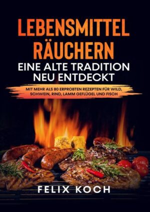 Bist du schon einmal in den Geschmack von geräuchertem Fisch oder geräuchertem Fleisch gekommen? Dann kannst du dich daran bestimmt immer noch gut erinnern! Das Räuchern kann auf eine lange Tradition zurückblicken. Schon früher war es eine Konservierungsmethode, es wird aber noch heute genutzt, um verschiedene Lebensmittel länger haltbar zu machen. Natürlich hat die Räucherei im Laufe der vielen Jahre einen Wandel durchgemacht und passt sich noch heute modernen Gegebenheiten der Ernährung an. In diesem Buch erfährst du: was räuchern überhaupt ist. Wie es früher gemacht wurde, wie es heute eingesetzt wird. Du kannst herausfinden: welche Lebensmittel sich überhaupt räuchern lassen, welche Voraussetzungen dafür erfüllt sein müssen welche Zutaten und Hilfsmittel du dafür benötigst. In einer Schritt-für-Schritt-Anleitung kannst du herausfinden, ob du es mit dem Räuchern selbst einmal ausprobieren willst. Lerne die verschiedenen Arten des Räucherns kennen und was es dabei zu beachten gilt. Dies sind nur einige Beispiele über die Inhalte dieses Buches. Viel Spaß beim Lesen und ausprobieren der über 80 leckeren Rezepte