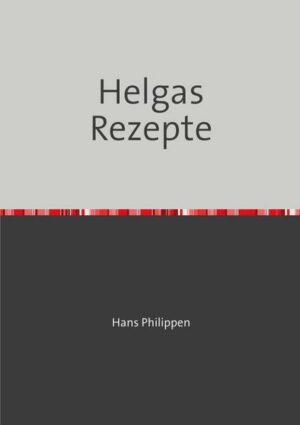 Einfache Rezepte für den Alltag. Die Zutaten sind auf jedem Wochenmarkt oder in durchschnittlichen Supermärkten und bei ortsansässigen Einzelhändlern zu kaufen. Bei den Zutaten wurde sehr viel Wert auf Regionale Produkte und saisonale Produkte gelegt , damit entsprechend der Jeweiligen Jahreszeit gekocht werden kann. Die Zubereitung ist unkompliziert und sehr übersichtlich beschrieben. "Helgas Rezepte" ist erhältlich im Online-Buchshop Honighäuschen.