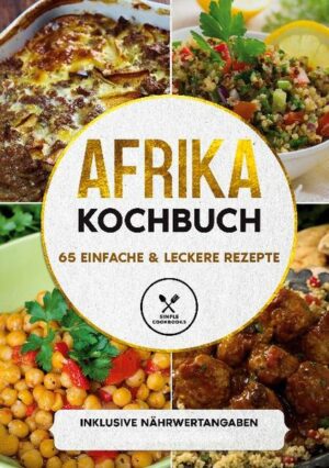 Sie wissen bereits, dass die afrikanische Küche unglaublich viel zu bieten hat oder möchten es selbst herausfinden? Dann ist dieses Kochbuch mit bis zu 65 afrikanischen Rezepten genau das Richtige für Sie! Die afrikanische Küche hat viele verschiedene Richtungen und Geschmacksvariationen zu bieten. Jede Region bietet verschiedene Spezialitäten, die sich im Laufe der Zeit ergeben haben. Sehr schmackhaft sind zudem die speziellen Gewürzen, die in fast jedem Gericht verwendet werden. Mit unserem Kochbuch werden Sie für jeden Geschmack und jede Gelegenheit das passende Rezept finden und so auf eine kulinarische Reise gehen, die Sie durch ganz Afrika führen wird. Bei jedem Rezept wird Ihnen genau gesagt, welche Zutaten Sie benötigen, für wie viele Personen es ausgelegt ist und wie hoch der Nährwert ist. Im letzten Kapitel finden Sie Spezialitäten der verschiedenen Regionen.Wir wünschen Ihnen viel Spaß auf Ihrer kulinarischen Reise durch einen ganz besonderen Kontinent! Das erwartet Sie: - Typisch afrikanische Vorspeisen wie süfafrikanischer Bananensalat mit Curry oder Tabulè - Leckere Hauptspeisen wie ostafrikanisches Kokoshähnchen oder Bobotie (südafrikanischer Hackfleischauflauf) - Vorzügliche Desserts wie Basbousa oder Mandarienkuchen - Genussvolle Rezepte für das Abendessen wie z.B. Linsensalat, BBQ Burger und Schneller Nudelsalat - und viele weitere abwechslungsreiche Rezepte "Afrika Kochbuch: 65 einfache & leckere Rezepte - Inklusive Nährwertangaben" ist erhältlich im Online-Buchshop Honighäuschen.