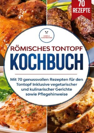 Sie mögen gerne saftigen Auflauf oder Braten? Sie suchen leckere Rezepte für die ganze Familie? Dann empfehlen wir Ihnen dieses Buch! Der römische Tontopf sorgt nicht nur für eine gesunde und schonende Zubereitung von Gerichten, sondern lässt das Essen auch sehr zart und saftig schmecken. Das Aroma der Gerichte und der jeweiligen Zutaten kommt somit besonders gut zur Geltung. Zudem ist der Tontopf auch eine sehr große Hilfe dabei, Gerichte nicht nur gesund, sondern auch sehr unkompliziert und leicht zuzubereiten. Perfekt also für jeden, der keine Zeit beziehungsweise keine Lust hat, stundenlang in der Küche zu stehen. Dabei ist der Erfolg für Anfänger und für Fortgeschrittene garantiert. Der Topf soll die Gefahr des Anbratens senken und auch das Überkochen der Speisen vermeiden, das ständige Umrühren der Speise oder das Aufpassen auf das Gericht verhindern und deshalb viel mehr Zeit in der Küche sparen. Keine Zeit mehr in die Überwachung des Gerichtes stecken zu müssen verspricht der Topf ebenfalls. Der Tontopf reguliert außerdem die Feuchtigkeit der Speise deutlich besser und vermeidet das Austrocknen der Speise, sodass keine Vitamine und Mineralstoffe verloren gehen. Es gibt so gut wie keine Chance, etwas falsch zu machen. Sobald alles im Topf landet, ist keine weitere Arbeit mehr nötig. Das erwartet Sie: - Die Vorteile des römischen Tontopfes - Tipps & Tricks zur richtigen Pflege und Verwendung - Klassische Fleischrezepte von Rouladen zu Braten - Vegetarische und dennoch saftige Rezepte wie Blumenkohl mit Soße und Käse-Gemüse Topf - leckere Auflauf Rezepte - einige spezielle kulinarische Gerichte - und vieles mehr... Sie wollen Ihre Küche sowohl geschmacklich als auch in ihrer Vielfältigkeit bereichern und neue Rezepte für Ihren Tontopf finden? Dann laden wir Sie herzlich dazu ein, sich dieses Buch zu kaufen. "Römisches Tontopf Kochbuch" ist erhältlich im Online-Buchshop Honighäuschen.