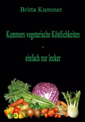 Es ist kein Geheimnis, dass Kummers gerne gemeinsam den Kochlöffel schwingen. Das ist schon Familientradition. Zusammen macht es schließlich viel mehr Spaß. So auch in diesem Werk. Freuen Sie sich auf schmackhafte und abwechslungsreiche vegetarische Rezepte, die es verdient haben, nachgekocht zu werden. Sie wissen ja, vegetarisches Essen ist keineswegs langweilig. Die vegetarische Küche ist vielfältig, schmackhaft, ausgewogen, bunt, gesund und bringt Abwechslung auf den Speiseplan. Also haben Sie Mut und lassen sich auf eine köstliche Reise ein. Und damit es beim Kochen nicht langweilig wird, werden die Rezepte von Reimen und Geschichten begleitet. Worauf warten Sie also noch? An die Töpfe und los! Kummers wünschen Ihnen guten Appetit und viel Spaß beim Nachkochen!