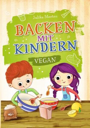 Backen mit Kindern - 70 köstliche, einfache und vegane Rezepte für kleine und große Schleckermäuler. Das unkomplizierte Kinderbackbuch für die ganze Familie! Habt ihr Lust, gemeinsam mit eurem Kind zu backen? Sucht ihr einfache, tolle, bunte Rezepte ohne viel Schnickschnack und unnötigen Aufwand? Und nascht ihr gerne in der Familie? Dann ist dieses fröhliche Backbuch genau das Richtige für euch. Hier findet ihr leicht zuzubereitende Rezepte, die einfach Spaß machen und richtig gut schmecken! Mithilfe dieses Buchs könnt ihr euren Kindern beibringen, dass backen Freude bereitet und dass man durchaus improvisieren darf. Alle Rezepte sind vegan, das bedeutet, dass keine tierischen Produkte verarbeitet werden. Ihr lernt so gemeinsam, wie backen ohne Milch und Ei funktioniert und wie lecker die Ergebnisse sind! Hier stehen neben leckeren Rezepten, die auch von (noch) ungeübten Kinderhänden zubereitet werden können, die kleinen Kalorienbomben, die man vielleicht selbst noch von früher kennt im Vordergrund. Somit verfolgt dieses Buch keine konkrete Ernährungsphilosophie, sondern ist - so einfach es klingen mag - eine Möglichkeit, die ganze Familie gemeinsam und mit viel Freude in die bunte Küche und an den Tisch zu bekommen. Ob Kuchen, Geburtstagstorte, Brot, Weihnachtskekse oder andere Plätzchen: mit diesem Buch könnt ihr einfach vegan backen - und das richtig gut! Bei jedem der 70 Rezepte hat euer Schleckermäulchen eine ganze Seite für sich! Es können kreative Notizen verfasst, eine tolle Bewertung mittels Ausmalbild vergeben und eigene fantastische Fotos eurer Köstlichkeiten eingeklebt werden. So entsteht ein individuelles, gemeinsam erarbeitetes, liebevolles und geschmackvolles Werk, in dem letztendlich auch so manche schöne und witzige Erinnerung zu finden ist. Viel Freude beim Ausprobieren der Rezepte, beim Naschen eurer selbst gebackenen Leckereien und beim kreativen Vollenden dieses Backbuches!