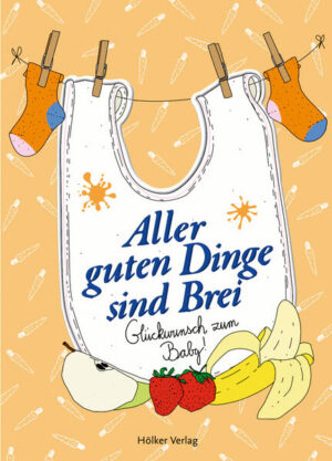 Hurra, das Baby ist da! Willkommen am Familientisch - jetzt wird gekleckert, gekleckst und gekrümelt! Der kleine Küchenfreund hat bunte Rezepte für fröhliche Knirpse im Gepäck: für jeden Tag, für Zuhause und unterwegs. Eins, zwei … Brei! Ein Rezeptheft im praktischen Karten-Format. Mit lustigen Sprüchen und leckeren Rezepten ergänzt das Heft jedes Geschenk - zur Geburt, zur Hochzeit und zu vielen anderen Anlässen!