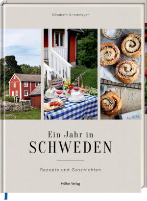 Eine kulinarische Reise ins Sehnsuchtsland Schweden - kaum ein anderes Land verbinden wir so sehr mit einem Leben im Einklang mit der Natur. Elisabeth Grindmayer nimmt uns mit in ihr Schweden: Sie erzählt von den wichtigsten regionalen Festen und Traditionen und zeigt ihre liebsten schwedischen Rezepte. Wir feiern Mittsommer mit einem klassischen Heringskranz, zelebrieren das Fika-Ritual mit frisch gebackenen Zimtschnecken, genießen den Duft der Freiheit mit gegrilltem Lammlachs und naschen vom würzigen Jul-Gebäck Pepperkakor. 50 typische Rezepte, Geschichten vom Waldbaden, Wichteln und Trollen sowie Bilder von einsamen Seen und roten Holzhäusern bringen das schwedische Lebensgefühl in dein Zuhause.