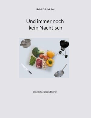 Und immer noch kein Nachtisch Wie schon in meinem ersten Kochbuch: Alles außer Nachtisch ist alles selbst zubereitet, es gibt kein Foodstyling und die Fotos wurden einfach mit einem Handy gemacht. Kochbuch mal anders. Diesmal habe ich 19 neue Rezepte am Start. Leckere Grill-, Schmor- und Kochgerichte. Aber auch das selbst Wursten und das Räuchern ist dabei. Und natürlich gibt´s auch vegane Gerichte!