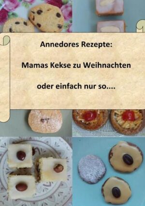 Das Backen von Keksen insbesondere zur Weihanchtszeit ist eine Tradition in meiner Familie. Bei der Sichtung von Mamas Rezeptsammlung habe ich alle Keksrezepte nachgebacken, da viele nur eine Zutatenliste aufweisen. Alle notwendigen Informationen habe ich so hinzufügen können. Zusätzlich zu den Rezepten sind noch einige Tipps und Tricks beschrieben, die meine Mutter mir mit auf den Weg des Keksebackens gegeben hat.