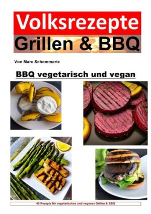 Dieses Buch ist Teil meiner Reihe, die darauf abzielt, Menschen mit unterschiedlichen Ernährungspräferenzen köstliche und abwechslungsreiche Grillrezepte zu präsentieren. In diesem speziellen Band liegt der Fokus auf vegetarischen und veganen Gerichten, um sowohl Vegetariern als auch Veganern eine breite Palette an schmackhaften Optionen für ihr Grillvergnügen zu bieten. Grillen ist eine Kunst, die viele Menschen weltweit begeistert. Es geht nicht nur um das Zubereiten von Mahlzeiten im Freien, sondern auch um das Teilen von guten Zeiten mit Familie und Freunden. Doch während sich traditionelle Grillrezepte oft auf Fleisch und Fisch konzentrieren, möchte ich in diesem Buch eine alternative Perspektive vorstellen. Vegetarier und Veganer können ebenfalls köstliche, befriedigende und vielfältige Gerichte genießen, die direkt vom Grill kommen. Mein Ziel ist es, Ihnen eine inspirierende Sammlung von 40 vegetarischen und veganen Grillrezepten zu präsentieren. Von gegrilltem Gemüse und köstlichen Burger-Alternativen bis hin zu kreativen Beilagen, Saucen und sogar Desserts - dieses Buch bietet Ihnen eine Vielzahl von Möglichkeiten, Ihre Grillkünste zu erweitern und Ihren Gaumen zu verwöhnen. Ich habe sorgfältig Rezepte ausgewählt, die nicht nur lecker sind, sondern auch einfach zuzubereiten und für jedermann zugänglich sind. Ob Sie bereits Vegetarier oder Veganer sind oder einfach nur Interesse an einer gesünderen und umweltfreundlicheren Ernährung haben, hier finden Sie garantiert etwas, das Ihrem Geschmack entspricht. Ich hoffe, dass Sie die Vielfalt der Rezepte in diesem Buch genießen und dass sie Ihnen Inspiration und Freude beim Kochen und Grillen bereiten. Gehen Sie mit mir auf eine kulinarische Reise und entdecken Sie die unbegrenzten Möglichkeiten, die die vegetarische und vegane Grillküche zu bieten hat.