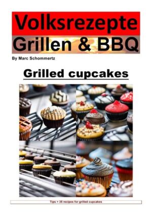 Welcome to my book People's Recipes Grilling and BBQ - Cupcakes from the Grill. As a passionate hobby cook and barbecue enthusiast, I have always been on the lookout for new and creative ways to revolutionize barbecues. That's when I came up with a unique idea that I'd like to share with you - grilled cupcakes. Cupcakes are undoubtedly one of the most popular desserts, but we've mostly baked them in the oven. So why not use the BBQ to take this sweet treat to the next level? Grilled cupcakes are an exciting adventure that deliciously blends the worlds of baking and grilling. In this book you will find 35 tempting recipes that will offer you a multitude of taste experiences. From classic chocolate cupcakes to exotic combinations like mango and passion fruit or pistachio and rose water - there is something for every taste. Each recipe has been carefully tested to ensure you get the best results on your grill.