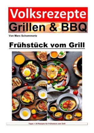 Herzlich willkommen zu einem besonderen kulinarischen Abenteuer! In diesem Buch widmen wir uns einem wahrhaft einzigartigen Thema: Volksrezepte Grillen & BBQ - Frühstück vom Grill. Mein Name ist Marc Schommertz, und ich freue mich sehr, Ihnen als Autor und leidenschaftlicher Hobbykoch eine Vielzahl köstlicher Rezepte präsentieren zu dürfen. Warum sollten wir uns nur auf Mittag- und Abendessen beschränken, wenn der Grill so viel mehr zu bieten hat? Das Grillen am Morgen eröffnet uns eine völlig neue Welt des Geschmacks und der Aromen. Es ist eine perfekte Möglichkeit, den Tag mit einem Hauch von Abenteuer und Genuss zu beginnen. Obwohl das Frühstück vom Grill vielleicht nicht so weit verbreitet ist wie seine herzhaften und deftigen Geschwister, verspricht es doch eine faszinierende Reise durch süße und herzhafte Kreationen, die Ihren Gaumen verwöhnen werden. In diesem Buch werden Sie auf eine kulinarische Reise mitgenommen, auf der Sie die Kunst des Grillens am Morgen entdecken werden. Sie werden lernen, wie Sie köstliche Rühreier mit knusprigem Speck und sonnenverwöhnten Tomaten auf dem Grill zubereiten können. Sie werden erfahren, wie Sie fluffige Pancakes mit Ahornsirup vom Grill zaubern und Ihren Gaumen mit gegrillter Avocado und einem perfekt zubereiteten Spiegelei verwöhnen können. Die Vielfalt an Rezepten wird Sie überraschen und inspirieren, während Sie Ihr Frühstück von der Küche auf den Grill verlagern.