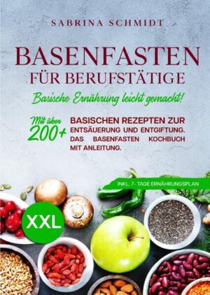 Hier kommt das Basenfasten ins Spiel! Denn eine ungesunde Ernährung, unverhältnismäßig große Portionen, Hektik, Stress, wenig Bewegung und Genussmittel in Form von Alkohol, Zigaretten und Kaffee hinterlassen ihre Spuren. Wenn Sie dem entgegenwirken wollen, kommen Sie nicht umhin, Ihren Körper zu entlasten und zu regenerieren. Sicherlich haben Sie in diesem Zusammenhang schon einmal vom Heilfasten gehört? Dabei wird für eine bestimmte Zeit - idealerweise unter ärztlicher Aufsicht - fast vollständig auf die Nahrungsaufnahme verzichtet. Basenfasten bietet also eine wunderbare Alternative zum Heilfasten und ist nicht umsonst eine beliebte Variante der Entgiftung. Beim Basenfasten muss man sich nicht hungern, sondern kann sich satt essen und nebenbei den Körper entgiften. Das ist zwar nicht ganz so einfach, aber immerhin braucht man keine ärztliche Aufsicht. Außerdem können Sie die Kur viel leichter in Ihren Alltag integrieren. Klingt ziemlich verlockend, nicht wahr? (mehr Tipps und Hinweise finden Sie im Buch) Sie sind auf der Suche nach … ✅ 200+ leckere Rezepte (u.a. Frühstück, Hauptspeisen, Suppen, Snacks, Desserts uvm.) ✅ Einführung in das Thema ✅ Vorteilen rund um das Thema Basische Ernährung / Basenfasten ✅ Den richtigen Zutaten für das Basenfasten Leckere Gerichte und gute Anhaltspunkte gefällig? Dann greifen Sie jetzt zu!