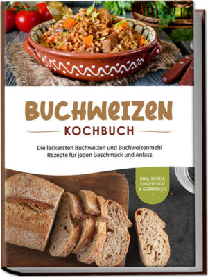 Buchweizen-Rezepte: Leckere, gesunde und abwechslungsreiche Schlemmer-Ideen mit dem glutenfreien Superfood Buchweizen fristet hierzulande noch ein Schattendasein in der Öko-Vegan-Ecke, wird damit aber sträflich unterschätzt: Denn das Pseudogetreide ist nicht nur rundum gesund, sondern bringt mit zart-nussigem Aroma und grenzenloser Verwendungsmöglichkeit Geschmack und Abwechslung in die Küche - und wie Sie das unscheinbare Superfood künftig öfter mal die Hauptrolle spielen lassen, zeigt Ihnen dieses kreative Kochbuch. Für Menschen mit Glutenunverträglichkeit ist Buchweizen längst Trumpf, aber auch ohne Zöliakie profitieren Sie von dem gesunden Nährstoffwunder: Neben verschiedenen Vitaminen liefert Buchweizen nämlich auch Calcium, Selen und vieles mehr und punktet zusätzlich mit ordentlich Eiweiß. Darüber hinaus ist es natürlicherweise ein Vollkornmehl und so gibt es genug Gründe, die Gesundheitsbombe in Form von Mehl, Grieß, Graupen & Co. regelmäßig auf den Tisch zu bringen. Mit den Rezepten in diesem Buch wird das zum köstlich-raffinierten Kinderspiel, denn hier läuft der Buchweizen in Snacks, Broten, Hauptgerichten und sogar Desserts und Frühstücksideen zur Höchstform auf. Ob in Kombination mit Fleisch und Fisch oder als vegetarisch-vegane Leckerei - die vielfältigen Genuss-Ideen bieten eine Riesenauswahl für alle Vorlieben und eignen sich auch für die schnelle Feierabendküche. Aber schmeckt’s dann nicht immer gleich? Ganz im Gegenteil! Denn der Buchweizen eignet sich perfekt für unterschiedlichste Kombinationen aller Art und zaubert so immer wieder neue Aromen auf den Teller. Zudem gelingen die kinderleichten Schritt-für-Schritt-Rezepte auch Anfängern problemlos und sorgen für unkomplizierten Hochgenuss. Frühstücksideen & Drinks: Mit Buchweizen-Müsli, Frühstücks-Guglhupf oder Buchweizen-Frucht-Shake starten Sie voller Power in den Tag. Feines Backwerk: Zaubern Sie im eigenen Herd herrliche Brote wie Buchweizen-Chia-Brot, Weizenmischbrot oder Dinkel-Buchweizen-Baguette. Deftiges mit Fisch & Fleisch: Herzhafte Hauptgerichte wie Hähnchen-Zwiebel-käse-Pfanne, paniertes Schweineschnitzel oder Buchweizen-Fisch-Gemüse bringen volle Buchweizen-Power und maximalen Geschmack. Veggie-Hits: Bei Spinat-Taleggio-Schmarrn, Buchweizen-Gemüse-Pfanne mit Sojabohnen oder Buchweizen-Pfannkuchen werden Vegetarier und Veganer gleichermaßen glücklich. Raffinierte Saucen: Zwiebel-Sauce, Butter-Zitronen-Sauce oder würzige Curry-Sauce bieten für jede Leckerei perfekte geschmackliche Abrundung. Kleine Köstlichkeiten: Mit süßen Snacks wie Dattelkeksen, Fruchtmuffins oder Buchweizen-Zimtkringeln gönnen Sie sich zwischendurch feine Genussmomente. Dieses Buch zeigt Ihnen, welch kulinarische Vielfalt im Buchweizen steckt, und bringt jede Menge Abwechslung auf Ihren Tisch. Ob Sie Gluten meiden möchten, sich gerne gesund und bewusst ernähren oder einfach neugierig auf neue Geschmäcker sind - hier entdecken Sie reichlich Schlemmerei für jede Gelegenheit.