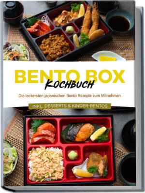 Bento-Box-Rezeptbuch: Kreative, leckere und vielfältige Ideen für die gesunde Brotzeitbox mit Wow-Optik Butterstulle in die Brotzeitdose kann jeder, aber haben Sie schon mal eine richtige Bento-Box genossen? Herrliche Köstlichkeiten, verführerisch kombiniert und dazu auch noch wunderschön angerichtet - so wird die Mittagspause zum kulinarischen Ereignis für alle Sinne und mit den abwechslungsreichen Rezepten in diesem Buch gelingt Ihnen das im Handumdrehen! Dass das Auge gerne mitisst, wissen wir alle, aber beim Mittagessen aus der Plastikbox ist oft Schluss mit Ästhetik: Langweiliger Brotstapel oder ein paar Schöpfkellen vom gestrigen Eintopf ist meist die Realität in deutschen Brotdosen - doch dass das auch ganz anders geht, zeigt uns der japanische Trend der Bento-Box. Verschiedene Menübestandteile, in unterschiedlichen Schälchen sorgsam zusammengestellt und transportiert, machen das Schlemmermenü to go zum Kinderspiel und mit diesem Buch zaubern auch Sie verlockende Köstlichkeiten mit Ästhetik-Faktor. Ob Fleisch oder Fisch, süß oder pikant, Vegetarier, Veganer oder Allesesser, für kleine Entdecker oder den täglichen Bürostress - hier finden Sie gesunde, schmackhafte und abwechslungsreiche Kombinationen für alle Geschmäcker und Vorlieben. Klingt schön, aber ziemlich aufwendig? Keine Sorge! Bento-Boxen gibt’s auch in der Blitz-Variante und dank der raffinierten und einfachen Rezepte in diesem Buch sowie Tipps rund um Anrichten, Vorbereiten und Haltbarkeit kreieren Sie auch mit einfachen Mitteln unwiderstehliche Schlemmer-Kunstwerke. Hübsches zum Frühstück: Mit japanischem Omelett, Mini-Croissants oder ayurvedischem Frühstücksbrei sorgen Sie schon am Morgen für ein Lächeln. Hauptgerichte mit Fleisch & Fisch: Teriyaki-Hähnchen, Rindfleisch-Sommerrollen oder Nudel-Lachs-Bento machen in der Mittagspause rundum satt und zufrieden. Vegetarisch-vegane Boxen: Gesundheitsbewusste Genießer kommen bei Auberginen-Roulade mit Ziegenkäse, Tortellini-Spießchen oder Sobanudeln mit Tofu voll auf ihre Kosten. Power-Kick für zwischendurch: Ob Snack oder Dessert, mit Wrap-Snack-Box, Protein-Snack-Box, Mochi-Frucht-Sushi oder Matcha-Kokos-Schnitten füllen Sie Ihre Energiespeicher genussvoll wieder auf. Japanische Spezialitäten: Gyunabe-Bento-Box, Sushi-Variationen oder Jingisukau-gegrilltes Lamm bringen einen Hauch fernöstlicher Exotik in Ihren Büro-Lunch. Hits für Kids: Laugen-Bento-Box, dekorative Kinder-Bento-Box oder Obstsalat mit Joghurt begeistern auch kleine Schlemmerer für gesundes und abwechslungsreiches Essen. Dieses kreative Rezeptbuch macht Schluss mit Langeweile in der Brotzeitdose und sorgt selbst im stressigsten Alltag für Vielfalt, Genuss und kleine Glücksmomente. Ob gesunde Alternative zum Kantinen-Fastfood, kulinarisches Highlight beim Picknick-Ausflug oder lecker-gesunder Pausensnack für Schulkinder - hier finden Sie die perfekte Inspiration für jede Situation.