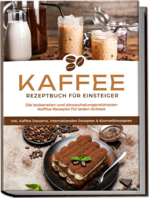 Kaffee-Rezepte: Spannendes, Nützliches und unschlagbar Köstliches rund um den beliebten Muntermacher Spätestens seit Cafés mit Siebträger, Latte macchiato und Bohnenverkauf die deutschen Innenstädte erobert haben, ist auch hierzulande völlig klar: Kaffee ist ein einzigartiges Kultgetränk. Allerdings landen auch erklärte Enthusiasten dann doch immer wieder beim üblichen Cappuccino - und damit wird der Wachmacher sträflich unterschätzt! Deshalb zeigt dieses Buch Ihnen, wie faszinierend vielfältig Kaffee eigentlich sein kann, und lädt Sie mit ausgewählten Rezepten zu einer einzigartigen Genussreise ein. Morgens ein Tässchen zum Wachwerden, die Kaffeepause im Büro oder der genussvolle Latte macchiato mit der besten Freundin: Kaffee ist aus dem Alltag der meisten kaum wegzudenken. Ob Filterkaffee, Espresso oder Cappuccino, das ist Geschmacksfrage, doch tatsächlich verbirgt sich im Kaffee-Universum eine ganz ungeahnte Vielfalt, die noch viel zu selten in der Tasse landet. Entdecken Sie in diesem Buch zunächst, welche Brühmethoden zur Verfügung stehen und wodurch sie sich jeweils auszeichnen. Anschließend werden Sie mit kinderleichten Schritt-für-Schritt-Anleitungen in kürzester Zeit zum Meister-Barista und zaubern schon bald makellosen Café Latte, Ristretto & Co. in die Tasse. Und wer von Kaffee gar nicht genug bekommen kann, findet internationale Spezialitäten aus aller Welt sowie zusätzlich kreative Rezepte wie Latte-macchiato-Cupcakes, Vanille-Kaffee-Creme oder Bandnudel mit Espresso-Pilzsauce. Ist täglicher Kaffee nicht ungesund? In Maßen ganz und gar nicht. Tatsächlich sind zwei bis vier Tässchen pro Tag sogar gesundheitsförderlich - also nichts wie ran an die Kaffeemaschine! Worauf Sie bei Bohnenauswahl, Maschinen & Geräte sowie eigener Röstung achten müssen und wie Sie Kaffee auch ganz unkompliziert für Ihre Pflege-Routine nutzen können, finden Sie ebenfalls in diesem sorgfältig erstellten Liebhaber-Buch heraus. Große Kaffeekunde: Erfahren Sie alles rund um Geschichte, Anbau, Ernte und Eigenschaften der berühmten Pflanze und werden Sie im Handumdrehen zum Kaffee-Experten. Brühmethoden im Vergleich: Ob Frenchpress, Softbrew, Siebträger oder Percolator - finden Sie heraus, was die einzelnen Zubereitungsmethoden ausmacht und worauf es bei der Geräteauswahl wirklich ankommt. Köstliche Klassiker und Varianten: Mit genauen Anleitungen brauen auch Anfänger schnell perfekten Chili-Latte, würzigen Americano, klassischen Frappé oder außergewöhnlichen Lavendel-Limetten-Latte. Internationale Spezialitäten: Erweitern Sie Ihren Kaffee-Horizont um vietnamesischen Eierkaffee, holländischen Dokkumer Kofje, Kopi Gu You aus Singapur oder den berühmten Wiener Einspänner. Kochen & Backen mit Kaffee: Auch bei Espresso-Nuss-Brownies, Gewürz-Quark oder Kaffeetomaten-Risotto dreht sich alles um das Kultgebräu. Dieses Buch zeigt Ihnen die weite Welt des Kaffee-Genusses und verwöhnt Ihren Geschmackssinn mit erlesenen und außergewöhnlichen Leckereien. Und auch für Kosmetik-Fans ist einiges geboten: Mit Bonus-Rezepten für Koffein-Gesichtsmasken, Haarkur oder Cellulite-Behandlung profitieren Sie ganz nebenbei von der Beauty-Power der Kaffeebohne.