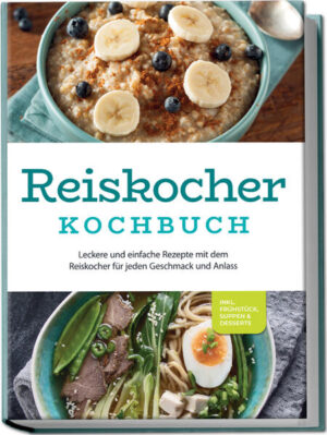 Reiskocher-Rezepte: Köstliche Schlemmer-Vielfalt für unkomplizierten Genuss aus dem Küchen-Allrounder Reiskocher halten Sie für den Inbegriff des überflüssigen Küchentools, das die meiste Zeit nur in einer Ecke verstaubt? Da unterschätzen Sie das Gerät gewaltig! Denn neben Reis-Garen hat es noch eine ganze Menge mehr auf dem Kasten und was für überraschende, abwechslungsreiche und gesunde Leckereien Sie damit zaubern können, zeigt Ihnen dieses Kochbuch. Köstlichen Reis auf den Punkt perfekt zu kochen, ist gar nicht so einfach: Verklumpt, zu trocken, klebrig, wässrig - selbst erfahrene Köche erleben hier manch böse Überraschung, doch mit dem Reiskocher löst sich dieses Problem in Luft auf. Darüber hinaus punktet der Küchenhelfer noch mit weiteren Vorteilen, denn auch Couscous, Hirse, Polenta & Co. gelingen im Reiskocher perfekt, und wer möchte, kann im Dämpfeinsatz sogar Gemüse, Fisch und Fleisch unnachahmlich schonend garen. Also nutzen Sie den Reiskocher ab sofort im Küchen-Alltag und lassen Sie sich mit diesen Rezepten überraschen, wie sehr Sie sich gesundes, einfaches und leckeres Kochen damit erleichtern können. Ob Vegetarier, Fleischfan, Fisch-Liebhaber oder Naschkatze, hier finden Sie eine große Auswahl an Schlemmer-Ideen für jeden Geschmack, die dank einfacher Schritt-für-Schritt-Anleitungen auch bei Anfängern im Handumdrehen auf dem Tisch stehen. Die Geräte sind für Sie Neuland? Keine Sorge! Die Bedienung ist kinderleicht und dazu machen praktische Tipps & Tricks rund um Modellauswahl, Verwendung und Funktionen Sie in kürzester Zeit zum Reiskocher-Experten. Frühstück leicht gemacht: Am Morgen stehen Leckereien wie Milchreis-Protein-Bowl, Apfelstrudel-Porridge, Omelett oder asiatischer Reisbrei im Nu auf dem Tisch. Suppen, Salate & Brote: Auch bei Kokoscreme-Suppe, sizilianischem Schäfertopf, Erdnuss-Mango-Reissalat oder Saaten-Nuss-Brot macht der Reiskocher eine Top-Figur. Hauptgerichte mit Fisch & Fleisch: Herzhafte Sattmacher wie persischer Tahdig-Reis mit Hähnchen, Rindfleisch-Pfanne, Kabeljau mit Gemüse oder thailändische Garnelenbällchen gelingen im Reiskocher perfekt. Veggie-Hits: Bei Pfifferling-Reisschale, Mac and Cheese, One-Pot Thai-Curry oder Linseneintopf kommen Vegetarier und Veganer ganz unkompliziert auf ihre Kosten. Sündig-süße Verführung: Genießen Sie mit Schokoladenkuchen, Vanille-Reis-Pudding, „Pink Lady”-Torte oder Mango-Energy-Balls kleine Glücksmomente zum Dessert oder einfach zwischendurch. Mit diesem Kochbuch entlocken Sie Ihrem Reiskocher das volle Genuss-Potential und überlassen dem Küchenhelfer jede Menge lästige Arbeit. Ob Sie Ihr vorhandenes Gerät öfter nutzen wollen, mit der Anschaffung eines Kochers liebäugeln oder einfach auf der Suche nach leckeren Inspirationen sind - hier werden Sie garantiert reichlich fündig.