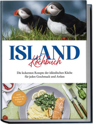 Island-Rezeptbuch: Vielfältige, überraschende und einzigartig köstliche Rezepte von der Insel aus Feuer und Eis Bei Island denken Sie an Vulkane, Nordlichter und Minusgrade? Die Insel fasziniert Sie als Naturspektakel, aber Kulinarisches kam Ihnen dabei noch nie in den Sinn? Außer Fisch, vermuten Sie, wird es dort nicht viel geben? Da täuschen Sie sich! Denn die isländische Küche hält jede Menge Verführung pur bereit und mit diesem Buch zaubern Sie sich die Köstlichkeiten ganz einfach selbst auf den Teller. Zugegeben, für üppige Obst- und Gemüseplantagen ist Island nicht bekannt, doch das heißt noch lange nicht, dass der Inselstaat sich kulinarisch verstecken muss: Ganz im Gegenteil bietet die isländische Küche Ihnen eine einzigartige Mischung aus jahrhundertealter Tradition und den innovativen Einflüssen der Gegenwart, bei der Sie gleichzeitig die Besonderheiten des rauen Island-Klimas und die Raffinesse moderner Kochkunst schmecken. Reichhaltige Fisch- und Fleischgerichte bilden das Herzstück isländischen Genusses, darüber hinaus verwöhnen Suppen, Desserts, Gebäck, Snacks und vieles mehr den Gaumen - und auch Veggies kommen auf ihre Kosten! Und wie sieht's mit Zutaten aus? Kein Problem! Denn viele Gerichte kommen mit bodenständigen Grundzutaten aus, die auch hier zum Standard zählen, und dank einfacher Schritt-für-Schritt-Rezepte klappt das Kochen auf die isländische Art auch bei Anfängern wie am Schnürchen. Frühstück & Brote: Haferflocken-Pfannkuchen, Weihnachtsbrot und Molkenkäse eignen sich perfekt als Frühstück oder Brotzeit. Für den kleinen Hunger: Ob als Vorspeise, leichte Mahlzeit oder Snack, mit Bierbrot-Sandwich, Lauchsuppe mit Käsebällchen oder Moossuppe haben Sie jederzeit eine isländische Leckerei parat. Veggie-Köstlichkeiten: Bei Lavabrot, Lauchgratin oder Ofenkartoffeln mit Karamellsauce ist auch für Vegetarier und Veganer etwas dabei. Fleisch satt: Deftige Hauptgerichte wie Schneehuhn mit Moosbeeren, Lammcurry oder Lammbällchen mit Pilzsauce machen auch im kältesten Winter satt und zufrieden. Feine Fischspezialitäten: Bei geschichtetem Fisch, Dorsch im Bierteig mit Rhabarberchutney oder Stockfisch an getrockneten Früchten zeigt sich die isländische Küche von ihrer typischen Insel-Seite. Süße Glücksmomente: Mit Schokoladensuppe, Apfeldessert oder Skyrcreme mit Jostabeeren gönnen Sie sich Naschkatzen-Kreationen vom Allerfeinsten. Mit diesem Kochbuch entdecken Sie die faszinierende Vulkaninsel von ihrer kulinarischen Seite und finden reichlich Inspirationen für jeden Geschmack. Ob Sie eine Reise planen, als Hobbykoch gerne Neues und Besonderes entdecken oder einfach glühender Island-Fan sind - hier bringen Sie vollen Geschmack auf den Tisch!