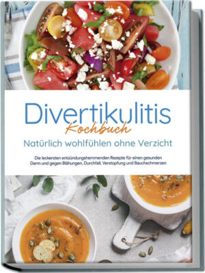 Ernährung bei Divertikulitis / Divertikulose: Gesunde, abwechslungsreiche und köstliche Rezeptvielfalt für darmfreundliche Schlemmerei Auf Ihrem Diagnosezettel steht „Divertikulitis/ Divertikulose“ und jetzt sind Sie in kulinarischer Hinsicht erst Mal ratlos? Gibt es ab sofort nur noch geschmacklose Schonkost und die Zeichen stehen auf Verzicht? Wenn Sie sich mit solchen Fragen quälen, dann kommt hier erst einmal eine gute Nachricht: Ihre Erkrankungen steht einem genussvollen Ernährungsalltag keinesfalls im Weg - und wie Sie Schlemmerei und Wohlbefinden ganz einfach unter einen Hut bringen, zeigt Ihnen dieses Kochbuch! Entzündete Darmdivertikel führen bei Betroffenen nicht nur zu Beschwerden wie Schmerzen und Verdauungsstörungen, sondern bringen auch jede Menge Unsicherheit: Was darf ich essen und was nicht? Was belastet den Darm, was tut ihm gut? Da bietet das sorgfältig erstelle Divertikulitis-Kochbuch einen zuverlässigen Wegweiser durch den Ernährungs-Dschungel und zeigt Ihnen, wie Sie Ihrem Darm mit schmackhaften Leckereien einen Riesengefallen tun. Erfahren Sie zunächst, worauf es in Ihrer Ernährung ab jetzt wirklich ankommt und mit welchen Tipps und Tricks Sie gezielt auf Ihre Darmgesundheit hinwirken können. Perfekt auf Ihre Erkrankung zugeschnittene Rezepte von Pellkartoffelsalat über Kalbsgulasch und Gemüse-Sesam-Pfanne mit Thunfisch bis hin zu Tofu-Wok-Nudeln, Kürbis-Pasta und Rhabarbergrütze präsentieren Ihnen dann eine Riesenauswahl an Fleisch-, Fisch-, Veggie- und auch Süßspeisen, mit der für jeden Geschmack reichlich gesorgt ist. Sie sind kein großer Koch? Kein Problem! Die kinderleicht nachzukochenden Anleitungen gelingen auch Ungeübten auf Anhieb und dank unkomplizierte Rezepte zaubern Sie in kürzester Zeit abwechslungsreiche Leckereien auf den Tisch. Frühstücks-Ideen Mit Quinoa-Müsli, Mandelpudding mit Chia-Samen oder Champignon-Omelett tun Sie Ihrem Darm schon Morgens so richtig etwas Gutes. Leicht und lecker: Ob als Vorspeise, leichtes Mahlzeit oder Snack, Kartoffel-Möhren-Suppe, bunter Salat, Nudelsalat mit Pesto oder Spinatrolle mit Lachs sind perfekt gegen den kleinen Hunger. Satt mit Fleisch & Fisch: Bei Köstlichkeiten wie Putengeschnetzeltem, Lammlachsen mit Ofengemüse, Wraps mit Räucherlachs oder Spaghetti mit Garnelen und Gemüse kommen ganz bestimmt keine Verzichtsgefühle auf. Vegetarisch-vegane Hauptgerichte: Maultaschen-Pfanne, gefüllte Champignons, Chili sin Carne oder vegane Spaghetti Carbonara bringen gesunde und schmackhafte Abwechslung auf den Tisch. Kleine Genussmomente: Mit Desserts und Getränken wie Quark-Creme mit Pfirsich, Apple Crumble, Bananenmilch oder Apfel-Avocado-Smoothie gönnen Sie sich feines Naschglück für Zwischendurch. Dieses Buch zeigt Ihnen, wie Sie Gesundheit und Genuss ganz einfach in Einklang bringen und erteilen Verzicht und Langeweile eine Absage. Perfekt auf Sie zugeschnittene Ernährungspläne helfen Ihnen zudem nach einer OP oder sorgen dafür, dass die Schritt-für-Schritt-Umstellung auf Ihre persönliche Wohlfühlernährung von Anfang an mühelos gelingt.