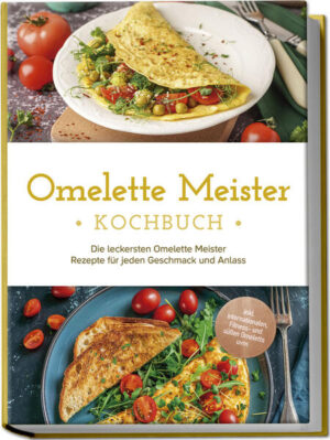 Omelette-Meister: Kreative, unkomplizierte und köstliche Eier-Kreationen für den vielseitigen Tupperware-Küchenhelfer Ei geht immer und in Omelette-Form gilt das ganz besonders? Dabei haben Sie vor allem Lust auf Abwechslung und vollen Geschmack? Und auf den Punkt gegart soll die Leckerei auch sein? Dann sorgt die Kombination aus Tupperware-Omelette-Meister und diesem Rezeptbuch für unvergleichliche Genussmomente! Eier sind nährstoffreich, unvergleichlich vielfältig, eine Geheimwaffe für Sportler und dabei auch noch herrlich unkompliziert in der Verarbeitung - für schmackhafte Omeletts gibt es also zahlreiche Gründe und der Omelette-Meister liefert noch einen Pluspunkt dazu: Dank einfacher Zubereitung in der Mikrowelle sparen Sie sich das Fettschrubben in der Pfanne und können sich jederzeit auf ein perfekt zubereitetes Eiergericht freuen. Ob herzhaft-deftig, raffiniert-würzig, mit reichlich Gemüse, in der Fitness-Variante, klassisch, außergewöhnlich, international oder sogar als feine Süßspeise, in diesem Kochbuch kommen Veggies, Fleischfans, Fischfreaks, Sportsfreunde und Naschkatzen gleichermaßen auf ihre Kosten und entdecken eine Riesenauswahl an Omelette-Ideen für jede Gelegenheit. Der schnelle Snack gelingt dabei ebenso wie Frühstück oder Feierabend-Leckerei und die kinderleichten Schritt-für-Schritt-Anleitungen bescheren auch ungeübten Köchen Hochgenuss ab dem ersten Ei. Auf Dauer wird’s langweilig? Keine Sorge! Denn die vielfältigen Rezepte sorgen für Abwechslung und wenn’s mal etwas anderes sein darf, klappen im Omelette-Meister auch die kreativen Zusatzrezepte für Pfannkuchen, Fisch, Pizza und vieles mehr. Frühstücks-Ei mal anders: Gemüse-Omelett, Omelette mit Milch, herzhaftes Frühstücksomelette oder Schinken-Omelette sind ein toller Startschuss für lange Tage. Veggie-Eierlei: Kräuter-Omelette, Omelette mit Käse und Pilzen, frisches Tomaten-Omelette oder veganes Omelette mit Guacamole liefern reichlich Geschmack für Vegetarier und sogar Veganer. Schlemmereien mit Fleisch & Fisch: Mit Lachs-Gurken-Omelette, Spinat-Lachs-Omelette, Speck-Omelette mit Porree oder Omelette mit Hackfleischfüllung locken Sie im Nu die ganze Familie an den Tisch. Spezial-Omelettes: Ob Geschmacksweltreise mit USA-Western-Omelette und italienischem Zwiebel-Omelette oder High-Protein-Genuss wie Omelette mit Putenbrust und Feta-Omelette für Fitnessfreaks - hier findet jeder sein perfektes Eiergericht. Süße Köstlichkeiten: In Pfirsich-Omelette, beerigem Frühstück, Kirsch-Kokos-Omelette oder Hirse-Omelette mit Nektarinen wird das Omelett im Handumdrehen zum raffinierten Dessert. Dieses Buch zeigt Ihnen, wie wandelbar der Eier-Klassiker ist, und liefert Ihnen jede Menge Inspirationen für Ihr persönliches Lieblings-Omelette. Mit Rezepten wie Apfelpfannkuchen, Salamipizza, Gemüsequiche oder gegartem Lachs entdecken Sie zudem, wie Sie den Omelette-Meister noch vielfältiger einsetzen können, und zaubern mit minimalem Aufwand abwechslungsreiche Gerichte auf den Teller.