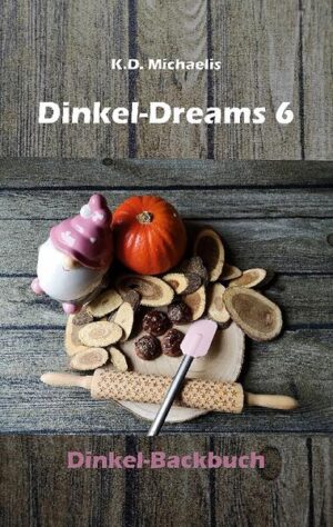 Im 6. Band meiner Buch-Reihe Dinkel-Dreams finden sich über 120 Seiten mit meinen besten Dinkel-Back-Rezepten für jeden Anlass: - Brot- und Brötchen-Rezepte, - leckeres Kleingebäck (inklusive Plätzchen und Konfekt) sowie - fruchtig-frische und cremig-leckere Kuchen und Torten. Hier findet jeder seine ganz besondere Lieblingsleckerei, die meist mit Dinkelmehl, teilweise aber auch mit Roggenmehl, Teffmehl, Buchweizenmehl oder auch mal ganz ohne Mehl gebacken wird - wodurch in diesem Buch auch etliche glutenfreie Backrezepte zu finden sind. Von Apfel-Crumble (mit oder ohne Himbeeren), über niedliche Bienchen-Butterkekse, Biscotti al Limone (Zitronen-Plätzchen), verschiedene Heidelbeer- oder Himbeer-Biskuit-Torten mit Sahne- oder Mascarpone-Füllungen, fruchtige Biskuit-Konfekt-Sorten, bis zu verschiedenen Hokkaido-Kürbis-Muffins, -Cupcakes, -Kuchen und -Brötchen. Dank der detailliert beschriebenen Arbeitsschritte und der Markierung besonders wichtiger Einzelheiten gelingen diese Backrezepte nicht nur Backprofis, sondern auch Back-Anfängern. Backen kann so einfach und so lecker sein! Das komplette Inhaltsverzeichnis findet sich natürlich auch auf meiner Webseite: https://www.kd-michaelis.com/backen/dinkel-dreams-6/ Rezeptübersicht: Kleingebäck, Kuchen und Torten: Apfel-Crumble Apfel-Himbeer-Crumble Bienchen-Butterkekse Biscotti al Limone (Zitronen-Plätzchen) Heidelbeer-(Blaubeer-)Tiramisu-Torte Himbeersahne-Biskuit-Rolle Himbeer-Schoko-Tiramisu-Konfekt Himbeer-Tiramisu-Biskuit-Rolle Himbeer-Tiramisu-Konfekt Hokkaido-Kürbiskuchen (Spooky Halloween Cake) Hokkaido-Kürbis-Muffins Hokkaido-Kürbis-Cupcakes mit Kürbis-Creme Hokkaido-Kürbis-Zimt-Schnecken mit Kürbis-Creme-Frosting Käsekuchen Blitzrezept (mit oder ohne Aprikosen) Käsekuchen-Konfekt Schoko-Träumchen (auch Salted Caramel) Zucchini-Schoko-Kuchen Brot- und Brötchen: Dinkel-Brotstangerl / Käsestangen (mit Quark) Dinkel-Buttermilch-Brötchen (Semmeln) Dinkel-Focaccia (ital. Fladenbrot) Hokkaido-Kürbis-Brötchen glutenfrei Roggen-Sauerteig-Brot (ohne Dinkel) Sauerteig-Brot hell, glutenfrei Teff-Buchweizen-Kartoffel-Brot glutenfrei Lasst euch auch gerne von den Variationen und zusätzlichen Tipps in meinem kostenlosen Buch-Blog inspirieren. So lassen sich immer wieder neue Versionen erschaffen, die für viel Abwechslung auf dem Kuchenteller sorgen. https://www.kd-michaelis.com/buecher-blog/dinkel-dreams-6/