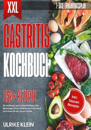 Das Thema mit der Gastritis Eine Gastritis wird ausgelöst, wenn Ihr Verdauungssystem überlastet ist und sich Ihre Magenschleimhaut entzündet. Sie können sich für Lebensmittel entscheiden, die die Entzündung verringern, und Lebensmittel meiden, die eine Reizung der Magenschleimhaut auslösen. Die auslösenden Lebensmittel können von Person zu Person unterschiedlich sein. Wenn Sie eine Woche lang ein Ernährungstagebuch führen, können Sie genau feststellen, welche Lebensmittel Ihre Gastritis auslösen. Als allgemeine Regel gilt, dass die folgenden Lebensmittel die Magenschleimhaut entzünden können: - stark verarbeitete und konservierte Lebensmittel - Lebensmittel mit hohem Glutengehalt - säurehaltige Lebensmittel, Molkereiprodukte - Lebensmittel mit hohem Zuckergehalt Die Forschung legt nahe, dass die Aufnahme von Brokkolisprossen und frischen Blaubeeren in die Ernährung den Körper ermutigen kann, die Gastritis zu bekämpfen. Hier einige Tipps - Versuchen Sie, einen normalen Schlafrhythmus einzuhalten. - Lassen Sie niemals das Frühstück aus. - Frühstücken Sie so schnell wie möglich nach dem Aufwachen am Morgen - Essen Sie so oft wie möglich warme Mahlzeiten - Essen Sie neutrale Lebensmittel (Extreme sind nicht gut: zu scharf, zu salzig, zu süß, zu sauer, zu kalt oder zu heiß) - Versuchen Sie, Vollkornprodukte zu essen - Essen Sie mindestens fünfmal am Tag kleinere Mahlzeiten - Wenn Sie Kaffee oder Tee trinken müssen, tun Sie dies, nachdem Sie etwas gegessen haben (niemals auf nüchternen Magen) - Essen Sie Ihre letzte Mahlzeit mindestens 3 Stunden vor dem Schlafengehen (mehr Tipps finden Sie Buch) Sie sind auf der Suche nach - 250+ leckere Rezepte (u.a. Frühstück, Fisch, Fleisch, Vegetarisch, Snacks, Desserts uvm.) - Einführung in das Thema - Vorteilen rund um das Thema Gastritis - Den richtigen Zutaten für magenschonende Kost - Inklusive leckeren Saucen-Rezepten Leckere Gerichte und gute Anhaltspunkte gefällig? Dann greifen Sie jetzt zu!