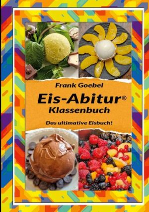 Irgendwann landen alle beim Eis-Abitur®! Nach dem großartigen Erfolg der ersten Auflage, kommt hier die neue Überarbeitung. Das Eis-Abitur® Klassenbuch (Taschenbuch, Inhalt schwarzweiß) gehört eigentlich zu jeder Eismaschine, denn es erspart einem viele ärgerliche Misserfolge, erfüllt alle Eisträume und hilft die eigene Kreativität in eigene Rezepte umzuwandeln. Ihr habt die Eismaschine und dieses Buch zeigt Euch, was Ihr damit anfangen könnt. 311 bilanzierte Eisrezepte, die aus der Tiefkühle bis -18°C portionierbar sind. Alle klassischen Sorten, viele außergewöhnliche Rezepte bis hin zu herzhaftem Eis, Milch-Sahne-Eis, Sorbets und Joghurt-Eis. Alle Rezepte funktionieren auch mit laktosefreien Zutaten und vegan perfekt. Bücher mit Eisrezepten gibt es viele, doch sie nützen nichts, wenn das Eis in der heimischen Tiefkühle zum unbarmherzigen Ziegelstein wird, der nicht eine Kugel Eis freiwillig hergibt. Bei herkömmlichen Büchern mit Eisrezepten muss man das Eis vor dem Portionieren längere Zeit antauen lassen. Darunter leidet jede Spontanität, der Geschmack und die Qualität. So wird aus Eislust schnell Eisfrust, die Eismaschine macht einem keinen Spaß mehr und landet im Keller oder wird verkauft. Doch das muss nicht sein. Mit dem Eis-Abitur® Klassenbuch lernt jeder im Handumdrehen, wie lecker Physik sein kann. Denn Wasser gefriert bei 0°C und wer sein Eis bei -18°C direkt aus der Tiefkühle portionieren möchte, muss wissen, wie die Physik funktioniert. Unsere Zutaten sind ausschließlich natürlich und es gibt sie alle auch in Bioqualität. Teure Eismixe und Fertigpulver können die anderen kaufen, wer sein Eis-Abitur® hat, stellt diese mit seinen eigenen Zutaten selbst her. Das spart Zeit und jede Menge Geld. Mögen andere Bücher zum Thema äußerlich schöner und professioneller sein, mit teuren Hochglanzfotos und anderem unnützen Schnickschnack daherkommen, das Eis-Abitur® Klassenbuch glänzt durch seinen ausführlichen und unschlagbaren Inhalt, denn ausschließlich darauf kommt es an, wenn man seine Eisträume richtig verwirklichen möchte. Einen Support, eine Klassengemeinschaft mit über 15.000 Mitschülern und ein Bilanzierungstool zum Erstellen eigener Rezepte gibt es auch noch gratis dazu. Darüber hinaus wächst das Buch für jeden User durch unsere Eisbilanz gratis mit. Die Eisbilanz enthält im Moment über 500 Rezepte. Das bietet kein anderes Buch auf dem gesamten Markt! Viel Spaß und Erfolg beim Eis-Abitur® wünscht Frank Goebel