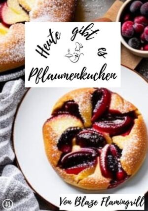 "Heute gibt es - Pflaumenkuchen" ist ein inspirierendes Buch des Autors Blaze Flamingrill, das die Kunst des Backens und die Faszination des Pflaumenkuchens zelebriert. Dieses Buch entführt die Leser in die wunderbare Welt des Backens, in der saftige, süße Pflaumen in köstlichen Kuchen verwandelt werden. Der Autor teilt nicht nur seine Leidenschaft für das Backen, sondern auch sein umfangreiches Wissen und seine Expertise in der Zubereitung von Pflaumenkuchen. Von den Grundlagen des Backens bis zu den raffiniertesten Rezepten, bietet das Buch eine breite Palette von Techniken und Tipps, um perfekte Pflaumenkuchen zu zaubern. Blaze Flamingrill hebt die Vielseitigkeit der Pflaume hervor, sei es in Kombination mit einer buttrigen Streuselschicht, in einem zarten Rührteig oder als krönender Belag auf einem knusprigen Mürbeteig. Dabei zeigt er, wie man das volle Aroma der Pflaumen ausnutzt und die Süße perfekt ausbalanciert. Neben den Rezepten erfährt der Leser auch viel über die Geschichte und Traditionen des Pflaumenkuchens in verschiedenen Kulturen. Die Hingabe des Autors zu diesem Gebäck wird durch Geschichten und Anekdoten bereichert, die die Bedeutung des Pflaumenkuchens in der kulinarischen Welt unterstreichen. Das Buch "Heute gibt es - Pflaumenkuchen" ist nicht nur ein Backbuch, sondern ein Fest für die Sinne. Es weckt die Lust aufs Backen und inspiriert dazu, die köstlichen Pflaumenkuchen zu Hause zu genießen. Blaze Flamingrill schafft eine Brücke zwischen Tradition und Innovation und zeigt, wie ein einfaches Stück Kuchen zu einem kulinarischen Meisterwerk werden kann. Mit diesem Buch werden Sie die Freude des Backens neu entdecken und Ihren Lieben unvergessliche Pflaumengenüsse servieren. 30 tolle Pflaumenkuchen Rezepte warten darauf nachgebacken zu werden!