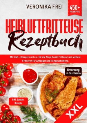 Dieses Heißluftfritteuse-Kochbuch ist voll von köstlichen, leicht zuzubereitenden Rezepten! Mit über 450+ Rezepten zur Auswahl, finden Sie in diesem Kochbuch bestimmt das, wonach Sie suchen... Was ist eine Heißluftfritteuse und wie funktioniert sie? Ähnlich wie ein Umluftofen kann eine Heißluftfritteuse Gerichte backen und braten, aber ihr Design ermöglicht ein schnelleres und gleichmäßigeres Garen für besonders knusprige Ergebnisse. Das Gerät ist mit einem Heizmechanismus und einem Gebläse ausgestattet, das in die Oberseite eingebaut ist. Es heizt sich schnell auf und sorgt für eine rasche Zirkulation der heißen Luft, die das Essen im Metallkorb gart. Solange die Fritteuse nicht überfüllt ist, erhält das Gericht durch die konzentrierte Hitzequelle eine knusprige, fast frittierte Textur. Ist das Kochen mit einer Heißluftfritteuse gesund? Die große Attraktivität der Heißluftfritteuse besteht darin, dass sie mit wenig Öl eine sehr knusprige Textur erzeugt, was sie zu einer gesunden Alternative zum traditionellen Frittieren macht. Mit einer Heißluftfritteuse genügt es, die Zutaten in ein paar Teelöffeln Öl zu schwenken (oder bei einigen Rezepten das Öl ganz wegzulassen), um ein köstlich knuspriges Gericht mit deutlich weniger Fett und Kalorien zu erhalten. Tipps & Tricks 1.Heizen Sie die Heißluftfritteuse vor, bevor Sie das Essen hineinlegen. Auch wenn Sie das Essen im Backofen zubereiten, heizen Sie ihn ein paar Minuten vor, bevor Sie das Essen hineinlegen. Bei einer Heißluftfritteuse ist der Vorgang derselbe. Der Geschmack der Speisen wird im vorgeheizten Zustand noch besser sein. (mehr Informationen finden Sie im Buch) Sie sind auf der Suche nach … ✅ 450+ leckeren Rezepten (u.a. Frühstück, Brote, Fischgerichte, Fleischgerichte, Snacks, Desserts uvm.) ✅ Einführung in das Thema ✅ Vielfältige und ausgefallene Rezeptideen ✅ Inklusive Saucen-Rezepte Leckere Gerichte und gute Anhaltspunkte gefällig? Dann greifen Sie jetzt zu!