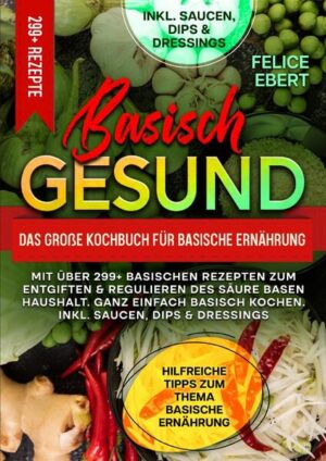 Eine basische Ernährung besteht aus Lebensmitteln, die reich an Vitaminen, Mineralien und Antioxidantien sind. Die Ernährung trägt dazu bei, das pH-Gleichgewicht des Körpers zu erhalten, Krankheiten vorzubeugen und den Alterungsprozess zu verlangsamen. Eine basische Ernährung kann mit einem geringeren Krebsrisiko, stärkeren Knochen und Muskeln, weniger Gelenk- und Rückenbeschwerden, einer leichteren Gewichtsreduzierung und einer Umkehrung des Nährstoffmangels in Verbindung gebracht werden. Wie reguliert die basische Ernährung den pH-Wert Ihres Körpers? Die basische Diät basiert auf der Idee, dass eine Veränderung der Lebensmittel den pH-Wert des Körpers beeinflussen kann. Der Prozess der Umwandlung von Lebensmitteln in verwertbare Energie oder der Stoffwechsel wurde mit einem Feuer verglichen. Beide Prozesse beinhalten die Zersetzung eines Feststoffs durch chemische Aktivität. Asche ist das Nebenprodukt der Verbrennung. So wie das Feuer eine Aschespur hinterlässt, erzeugt auch die Nahrung, die jemand isst, ein Nebenprodukt, das als Stoffwechselabfall bezeichnet wird. Die Säure-Asche-Theorie besagt, dass der Kontakt mit saurer Asche die Anfälligkeit für Krankheiten erhöht, während der Kontakt mit basischer Asche die Anfälligkeit verringert. (Weitere Informationen finden Sie im Buch)