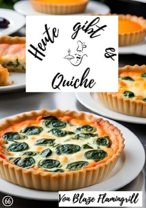 Tauchen Sie ein in die verlockende Welt der Quiche mit "Heute gibt es - Quiche", einem Buch aus der beliebten Buchserie von Autor und Hobbykoch Blaze Flamingrill. Mit mehr als 30 sorgfältig ausgewählten Quiche-Rezepten, begleitet von Tipps und Tricks, bietet dieses Buch eine umfassende Einführung in die Kunst der Quiche-Zubereitung. Die Reise beginnt mit einem einführenden Vorwort des Autors, in dem er die Leidenschaft für Quiche und die Inspiration hinter diesem Buch teilt. Erfahren Sie in der Einleitung die Ursprünge der Quiche, ihre Vielfalt und warum sie in der kulinarischen Welt so beliebt ist. Entdecken Sie dann eine Fülle von Rezepten, von klassischen Quiche Lorraine bis hin zu kreativen Variationen wie Spinat- und Feta-Quiche, Tomaten-Mozzarella-Quiche, exotische Kreationen wie Kürbis-Salbei-Quiche und viele mehr. Jedes Rezept wird detailliert und nachvollziehbar präsentiert, ohne dabei auf langjährige Erfahrung und die Leidenschaft des Autors für das Kochen zu verzichten. Zusätzlich zu den Rezepten bietet das Buch wertvolle Tipps und Tricks für die perfekte Quiche-Kruste und die ideale Füllung. Lernen Sie, wie Sie die Knusprigkeit der Kruste bewahren und die Füllung nach Ihren Wünschen anpassen können. Abgerundet wird das Buch durch Serviervorschläge und Beilagen, die Ihre Quiche-Erlebnisse noch bereichern, sowie eine Liste nützlichen Zubehörs, um Ihre Kochkünste zu perfektionieren. "Heute gibt es - Quiche" ist ein inspirierendes und praktisches Buch für alle, die die Welt der Quiche erkunden und genießen möchten. Es bietet nicht nur eine Vielzahl von Rezepten, sondern auch das Know-how, um Quiche zum Highlight Ihrer Küche zu machen. Gehen Sie auf eine kulinarische Reise und entdecken Sie die Faszination der Quiche mit Blaze Flamingrill.