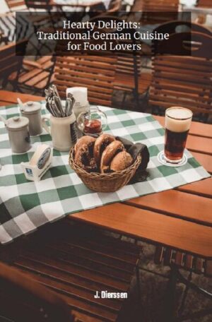 Welcome to "Hearty Delights: Traditional German Cuisine for Food Lovers" - the cookbook that ignites a culinary journey through the diverse world of German specialties! Immerse yourself in the rich tradition of German cuisine, from hearty appetizers to sweet indulgences.