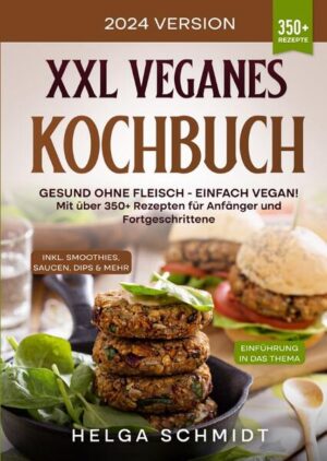 Dieses Vegane-Kochbuch ist voll von köstlichen, leicht zuzubereitenden Rezepten! Mit über 350+ Rezepten zur Auswahl, finden Sie in diesem Kochbuch bestimmt das, wonach Sie suchen... Was ist die vegane Ernährung? Eine vegane Ernährung ist ein pflanzlicher Ernährungsplan, der alle tierischen Produkte wie Fleisch, Fisch, Milchprodukte und sogar Honig ausschließt (da er von Bienen hergestellt wird, gilt er als tierisches Produkt). Ihr Cousin, der Vegetarier, ist etwas weiter gefasst und schließt Fleisch und Fisch aus, beinhaltet aber Milchprodukte und Eier. Obwohl die vegane Ernährung viele gesundheitliche Vorteile hat, bedeutet die Bezeichnung "vegan" nicht unbedingt, dass es sich um eine gesunde Wahl handelt. Eine im Journal of Nutrition veröffentlichte Studie aus dem Jahr 2021 legt beispielsweise nahe, dass der Verzicht auf tierische Lebensmittel mit einem höheren Verzehr von ultra-verarbeiteten Lebensmitteln - Fleisch- und Milchersatzprodukten aus veganen und vegetarischen Quellen - einhergeht. Um die Vorteile dieser Ernährungsweise zu nutzen, sollten Sie sich auf nährstoffreiche Vollwertkost konzentrieren - denken Sie an Bohnen, Linsen, Nüsse, Samen, Vollkornprodukte und natürlich viel Obst und Gemüse. (mehr Informationen finden Sie im Buch) Sie sind auf der Suche nach … ✅ 350+ leckere Rezepte (u.a. Frühstück, Hauptspeisen, Salate, Suppen, Snacks, Desserts uvm.) ✅ Einführung in das Thema ✅ Den richtigen Zutaten ✅ Inklusive leckere Smoothies & Saucen-Rezepte Leckere Gerichte und gute Anhaltspunkte gefällig? Dann greifen Sie jetzt zu!