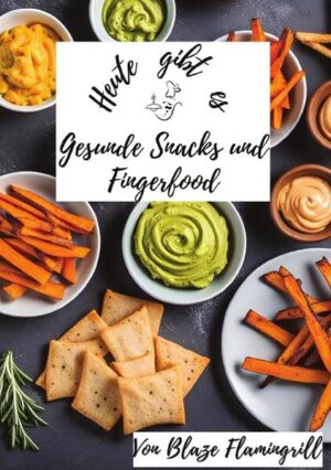 Tauchen Sie ein in die Welt gesunder Snacks und Fingerfood mit 'Heute gibt es - Gesunde Snacks und Fingerfood'. Dieses Buch ist ein kulinarisches Abenteuer, das 30 köstliche Rezepte für Snacks und Fingerfood bietet, die nicht nur delikat sind, sondern auch nährstoffreich und einfach zuzubereiten. Von knusprigen Gemüsechips über würzige Blumenkohl-Wings bis hin zu fruchtigen Quinoa-Salat-Cups - hier finden Sie eine Vielfalt an leckeren Optionen, die perfekt für Zwischenmahlzeiten oder als Party-Snacks geeignet sind. Der Autor Blaze Flamingrill führt Sie in diesem Buch durch eine Auswahl sorgfältig zusammengestellter Rezepte, begleitet von Tipps und Tricks, wie Sie gesunde Zutaten auf kreative Weise in den Alltag integrieren können. Entdecken Sie eine neue Dimension des Genusses und der Gesundheit mit diesem Buch, das nicht nur Gaumenfreuden verspricht, sondern auch den Spaß und die Leichtigkeit des Kochens vermittelt.