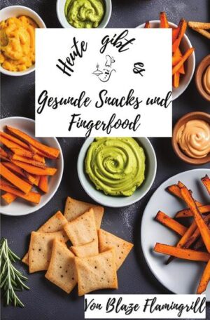 Tauchen Sie ein in die Welt gesunder Snacks und Fingerfood mit 'Heute gibt es - Gesunde Snacks und Fingerfood'. Dieses Buch ist ein kulinarisches Abenteuer, das 30 köstliche Rezepte für Snacks und Fingerfood bietet, die nicht nur delikat sind, sondern auch nährstoffreich und einfach zuzubereiten. Von knusprigen Gemüsechips über würzige Blumenkohl-Wings bis hin zu fruchtigen Quinoa-Salat-Cups - hier finden Sie eine Vielfalt an leckeren Optionen, die perfekt für Zwischenmahlzeiten oder als Party-Snacks geeignet sind. Der Autor Blaze Flamingrill führt Sie in diesem Buch durch eine Auswahl sorgfältig zusammengestellter Rezepte, begleitet von Tipps und Tricks, wie Sie gesunde Zutaten auf kreative Weise in den Alltag integrieren können. Entdecken Sie eine neue Dimension des Genusses und der Gesundheit mit diesem Buch, das nicht nur Gaumenfreuden verspricht, sondern auch den Spaß und die Leichtigkeit des Kochens vermittelt.