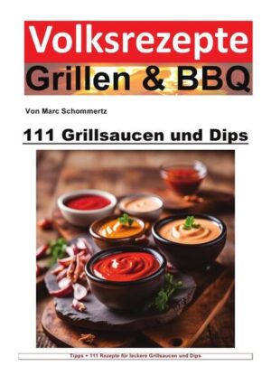 Volksrezepte Grillen und BBQ - 111 Grillsaucen und Dips ist das neueste Highlight in der renommierten Buchserie "Volksrezepte Grillen und BBQ" von Marc Schommertz, einem leidenschaftlichen Hobbykoch und erfahrenen Grillenthusiasten. Mit seiner fundierten Expertise und kreativen Ader führt Schommertz die Leserschaft in die kunstvolle Welt der Grillsaucen und Dips ein, die jede Grillparty zu einem unvergesslichen kulinarischen Erlebnis macht. Dieses Buch ist ein Muss für jeden, der die Kunst des Grillens schätzt und seine Fertigkeiten um die Zubereitung von vielfältigen und schmackhaften Saucen und Dips erweitern möchte. Auf 35 Seiten teilt Schommertz seine persönlichen Lieblingsrezepte, die von klassischen Barbecue-Saucen über exotische Dips bis hin zu innovativen Marinaden reichen. Jedes Rezept ist sorgfältig ausgewählt, um eine breite Palette von Geschmacksrichtungen abzudecken und Grillliebhabern die Möglichkeit zu geben, ihre Gerichte individuell zu verfeinern. Von der süß-scharfen Chili-Sauce bis zur rauchigen Whiskey-Sauce, von der erfrischenden Zitronen-Kräuter-Dressing bis zur cremigen Avocado-Limetten-Dip - dieses Buch bietet für jeden Gaumen und jedes Grillvorhaben die passende Sauce oder den perfekten Dip. Das Buch bietet nicht nur Rezepte und Anleitungen, sondern auch Einblicke in die Geschichte und Kultur von Grillsaucen und Dips. Es beleuchtet die Ursprünge dieser kulinarischen Traditionen und zeigt, wie sie sich über die Jahrhunderte hinweg entwickelt haben. Schommertz hebt die Bedeutung von Grillsaucen und Dips beim Grillen und BBQ hervor und erklärt die Unterschiede zwischen den beiden, um ein tieferes Verständnis für ihre jeweiligen Rollen zu schaffen.