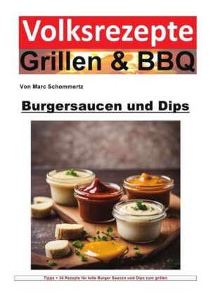 "Volksrezepte Grillen und BBQ - Burgersaucen und Dips" von Marc Schommertz ist ein kulinarischer Führer, der sich dem Herzen jeder Grill- und BBQ-Session widmet: den Saucen und Dips. In diesem Buch werden Leser eingeladen, ihre Grillgerichte mit einer Vielfalt an geschmackvollen Begleitern zu bereichern. Der Autor, ein leidenschaftlicher Hobbykoch und Grillenthusiast, teilt über 30 erprobte Rezepte, die von klassischen Barbecue-Saucen bis hin zu kreativen Dips reichen. Die Rezeptauswahl deckt eine breite Palette an Geschmäckern ab und umfasst unter anderem Knoblauch-Parmesan-Dip, rauchige Chipotle-Sauce, Avocado-Limetten-Dip und süß-scharfe Chili-Sauce. Jedes Rezept ist darauf ausgerichtet, das Grill- und BBQ-Erlebnis zu einem unvergesslichen Geschmackserlebnis zu machen. Die Saucen und Dips, die in diesem Buch präsentiert werden, sind mehr als nur Beilagen