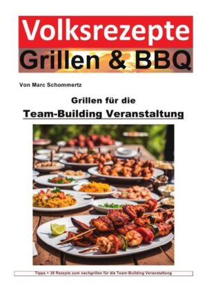 "Volksrezepte Grillen und BBQ - Grillen für die Team-Building-Veranstaltung" von Marc Schommertz ist ein umfassender Leitfaden, der die Kunst des Grillens in den Mittelpunkt von Team-Building-Aktivitäten stellt. In diesem Buch werden die sozialen und kulturellen Aspekte des Grillens erforscht und dessen Rolle bei der Förderung von Gemeinschaft und Zusammenarbeit in Unternehmen hervorgehoben. Schommertz teilt nicht nur eine Vielfalt von Grillrezepten, die sich für Team-Events eignen, sondern bietet auch Einblicke in die Geschichte des Grillens als soziales Ereignis und diskutiert, warum Grillen eine ideale Team-Building-Aktivität ist. Im Rezeptteil des Buches präsentiert Schommertz eine sorgfältige Auswahl an Grillgerichten, von klassischen Favoriten bis hin zu internationalen Spezialitäten, die Vielfalt und Spaß in jede Team-Building-Veranstaltung bringen. Ob marinierte Hähnchenspieße, vegetarische Quesadillas oder exotische Tandoori-Hühnchen-Schaschlik, jedes Rezept ist so gestaltet, dass es zum gemeinsamen Kochen und Genießen anregt. Zusätzlich zu den Hauptgerichten bietet das Buch Ideen für Beilagen, Fingerfood und süße Versuchungen vom Grill, die für lockere Atmosphäre und gemeinsames Genießen sorgen. Dieses Buch richtet sich nicht nur an Unternehmen, die nach kreativen Ideen für Team-Events suchen, sondern auch an alle Grillbegeisterten, die ihre Leidenschaft für gutes Essen und Gemeinschaft mit anderen teilen möchten. "Volksrezepte Grillen und BBQ - Grillen für die Team-Building-Veranstaltung" ist ein wertvoller Begleiter für alle, die überzeugt sind, dass gemeinsames Kochen und Essen das perfekte Rezept für ein starkes Team ist.