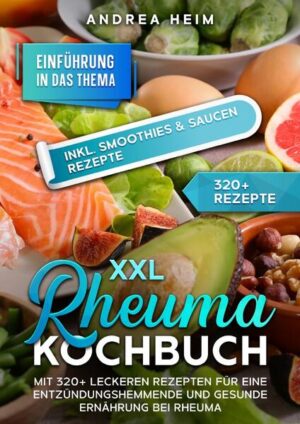 Dieses Rheuma-Kochbuch ist voll von köstlichen, leicht zuzubereitenden Rezepten! Mit über 320+ Rezepten zur Auswahl, finden Sie in diesem Kochbuch bestimmt das, wonach Sie suchen... Rheumatoide Arthritis (RA) kann jeden Menschen in jedem Alter treffen. RA unterscheidet sich von Osteoarthritis, die eine natürliche Abnutzung der Gelenke im Laufe der Zeit ist. RA entsteht, wenn Ihr eigenes Immunsystem Ihre Gelenke angreift. Die zugrunde liegende Ursache ist unbekannt. Die Folge sind jedoch schmerzhafte Schwellungen, Steifheit und Entzündungen. Lebensmittel, die Entzündungen im gesamten Körper bekämpfen, können diese Schmerzen und Schwellungen verringern. Eine Umstellung der Ernährung ist eine Möglichkeit für Menschen mit RA, ihre Gesundheit zu unterstützen. Der Verzehr bestimmter Lebensmittel kann Ihnen helfen, Ihre RA-Symptome zu bewältigen. (mehr Informationen finden Sie im Buch) Sie sind auf der Suche nach … ✅ 320+ leckere Rezepte (u.a. für Frühstück, Fisch, Fleisch, Vegetarisch, Snacks, Desserts uvm.) ✅ Einführung in das Thema ✅ Den richtigen Zutaten ✅ Inklusive leckere Saucen & Dips Rezepte Leckere Gerichte und gute Anhaltspunkte gefällig? Dann greifen Sie jetzt zu!