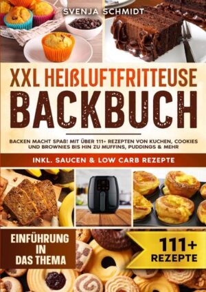 Dieses Heißluftfritteuse-Backbuch ist voll von köstlichen, leicht zuzubereitenden Rezepten! Mit über 111+ Rezepten zur Auswahl, finden Sie in diesem Kochbuch bestimmt das, wonach Sie suchen... Die Funktionsweise von Heißluftfritteusen ist einfach zu verstehen. Heiße Luft zirkuliert die von Ihnen eingelegten Lebensmittel. Wie bei jedem anderen Kochvorgang sorgt eine chemische Reaktion, der so genannte Maillard-Effekt, für das farbige Aussehen und den Geschmack der Lebensmittel. Die erhitzte Luft in der Fritteuse enthält feine Öltröpfchen, die den Lebensmitteln die Feuchtigkeit entziehen. Interessanterweise müssen Sie für einen erfolgreichen Garprozess keine große Menge Öl einfüllen. Sie können nur einen Esslöffel verwenden und erhalten knusprige, traditionell frittierte Lebensmittel, die köstlich schmecken. Das Ergebnis ist ein Gericht, das keine ungesunden Fette und Kalorien enthält. (mehr Informationen finden Sie im Buch) Sie sind auf der Suche nach … ✅ 111+ leckere Rezepte (u.a. Kuchen, Cookies, Puddings, Muffins, Brownies, uvm.) ✅ Einführung in das Thema ✅ Den richtigen Zutaten ✅ Inklusive leckere Saucen & Dips Rezepte Leckere Gerichte und gute Anhaltspunkte gefällig? Dann greifen Sie jetzt zu!