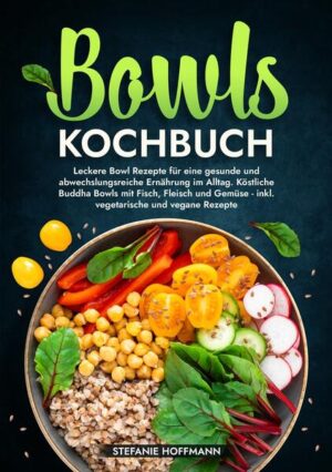 Suchst du nach einer Möglichkeit, abwechslungsreiche und gesunde Bowls zuzubereiten, die nicht nur gut schmecken, sondern auch nahrhaft sind? Möchtest du die Vielfalt an Zutaten in einer Schüssel erleben, ohne dabei auf Geschmack oder Qualität zu verzichten? Möchtest du leckere und gesunde Bowls kreieren, ohne stundenlang in der Küche zu stehen? Dann ist dieses Kochbuch genau das Richtige für dich! Tauche ein in die bunte Welt der Bowls und entdecke, wie diese Mahlzeiten deinen Gaumen erfreuen und gleichzeitig deinen Körper mit wertvollen Nährstoffen versorgen können. Bowls bieten dir zahlreiche Vorteile: - Einfache Zubereitung: Bowls sind unkompliziert und schnell zuzubereiten