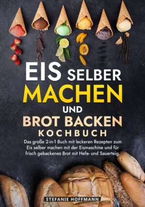 Tauche ein in die Welt der Selbstversorgung mit einem 2-in-1-Kochbuch, das die Kunst des Eis- und Brotmachens vereint. Dieses Kochbuch ist perfekt für alle, die den Geschmack von frisch zubereiteten Leckereien zu Hause entdecken und genießen möchten. Warum dieses Kochbuch wählen? Hier sind die Vorteile beider Aktivitäten: - Kontrolle über Inhaltsstoffe: Sowohl bei der Eis- als auch bei der Brotzubereitung hast Du die volle Kontrolle über die Zutaten, wodurch Du gesündere, frischere und genau auf Deine Bedürfnisse abgestimmte Produkte erstellen kannst. - Unbegrenzte Kreativität: Experimentiere mit einer Vielzahl von Geschmacksrichtungen und Texturen, von klassischem Vanilleeis bis hin zu exotischen Brotsorten wie Sauerteig oder fruchtigen Brotvarianten. - Kosteneffizienz: Selbstgemachtes Eis und Brot sind nicht nur schmackhafter, sondern oft auch kostengünstiger als gekaufte Alternativen. - Anpassbarkeit: Perfekt für spezielle Ernährungsbedürfnisse, wie glutenfreie, laktosefreie oder vegane Diäten. Was bietet das Kochbuch? - Vielfältige Rezepte: Von cremigen Eissorten und erfrischenden Sorbets bis zu knusprigem, aromatischem Brot - entdecke Rezepte, die jeden Gaumen erfreuen. - Einfache Schritt-für-Schritt-Anleitungen: Ob Du Anfänger oder erfahrener Küchenchef bist, diese Rezepte sind so gestaltet, dass jeder sie leicht nachvollziehen und umsetzen kann. - Tipps und Tricks für perfekte Ergebnisse: Lerne, wie Du die ideale Konsistenz für Eis erreichen und wie Du Brot backen kannst, das immer gelingt. - Spaß für die ganze Familie: Beide Aktivitäten bieten wunderbare Möglichkeiten, Zeit mit der Familie zu verbringen und zusammen in der Küche kreativ zu werden. Dieses 2-in-1-Kochbuch bietet nicht nur eine Fülle von köstlichen Rezepten, sondern fördert auch eine engere Bindung durch gemeinsame Aktivitäten in der Küche. Hol es Dir jetzt und erlebe die Freude am Selbermachen von Eis und Brot, die durch nichts zu ersetzen ist!