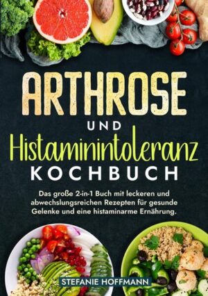 Erlebe die ultimative Kombination für eine gesundheitsbewusste Ernährung mit diesem einzigartigen 2-in-1-Kochbuch, das sowohl arthrosefreundliche als auch histaminarme Rezepte bietet. Dieses Kochbuch ist perfekt für alle, die trotz gesundheitlicher Herausforderungen nicht auf den Genuss schmackhafter Mahlzeiten verzichten möchten. Warum dieses Kochbuch wählen? Hier sind die Vorteile beider Ernährungsweisen: - Linderung von Schmerzen und Symptomen: Egal, ob Du unter Arthrose leidest oder Histaminintoleranz bekämpfst, die speziell entwickelten Rezepte helfen, Entzündungen, Schmerzen und andere unangenehme Symptome zu lindern. - Verbesserung der Knochengesundheit: Eine Ernährung, die reich an Kalzium und Vitamin D ist, kann helfen, die Knochenstärke zu verbessern und Arthrose zu verhindern. - Stärkung des Immunsystems: Eine ausgewogene, histaminarme Ernährung unterstützt das Immunsystem und hilft, Allergien in Schach zu halten. - Förderung der allgemeinen Gesundheit: Diese Ernährungsweisen verbessern nicht nur spezifische Beschwerden, sondern stärken auch die gesamte Gesundheit. Was bietet das Kochbuch? - Vielfältige Rezepte für jeden Anlass: Von nährstoffreichen Frühstücksideen über Hauptgerichte bis hin zu köstlichen Desserts - dieses Rezeptbuch deckt jede Mahlzeit ab und bietet vielfältige Optionen für jeden Geschmack. - Einfache Zubereitung: Die Rezepte sind leicht nachzukochen, auch für Kochanfänger, und benötigen keine exotischen Zutaten, was die tägliche Zubereitung erleichtert. - Gesundheitlich vorteilhaft: Jedes Rezept wurde sorgfältig ausgewählt, um gesundheitliche Vorteile zu maximieren, ohne auf Geschmack zu verzichten. - Zeitsparend: Viele der Rezepte sind schnell zubereitet, ideal für einen beschäftigten Alltag. Also, was hält Dich noch zurück? Kaufe jetzt dieses Kochbuch und beginne den Weg zu einem genussvollen und beschwerdefreien Leben. Dein Körper wird es Dir danken!